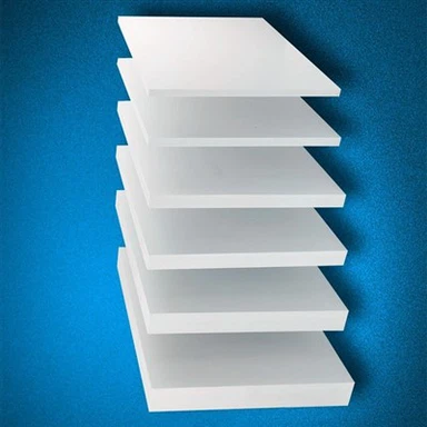 พิมพ์แผ่น PVC สีขาว